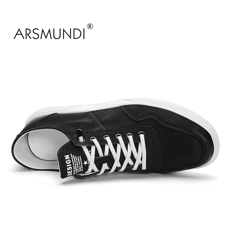 ARSMUNDI/брендовая кожаная мужская повседневная обувь Осенние модные кроссовки