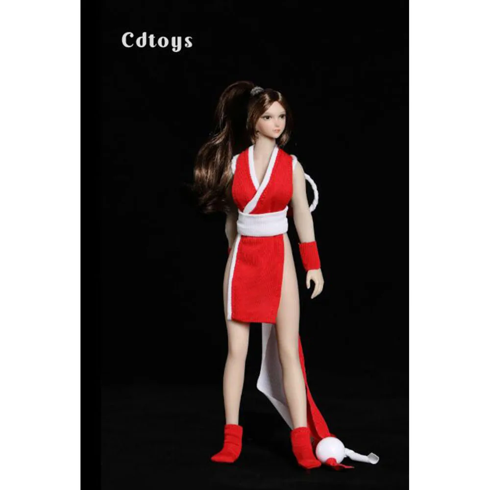 

1/12 Scale Ph TBL Cdtoys Mai Shiranui Female Clothes Accessories for 6" Action Figure Body