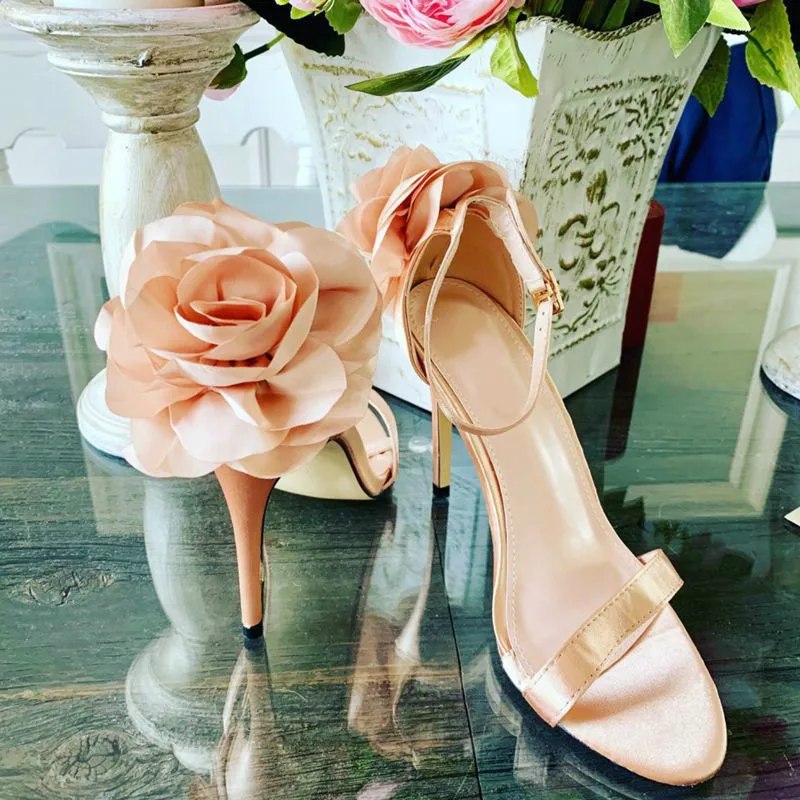 Сандалии женские с открытым носком босоножки на тонком каблуке ремешок