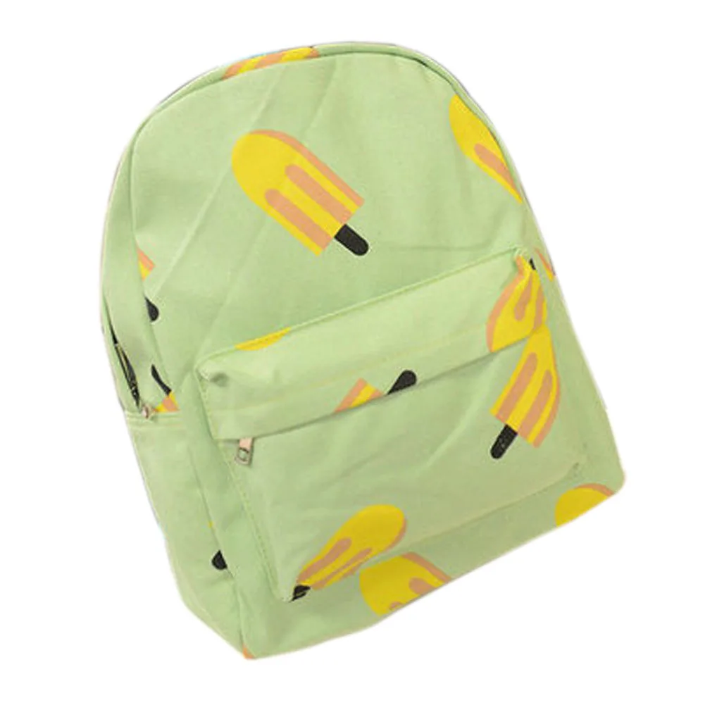 Женская сумка Ausuky женские рюкзаки сумки с мультипликационным принтом Холщовый