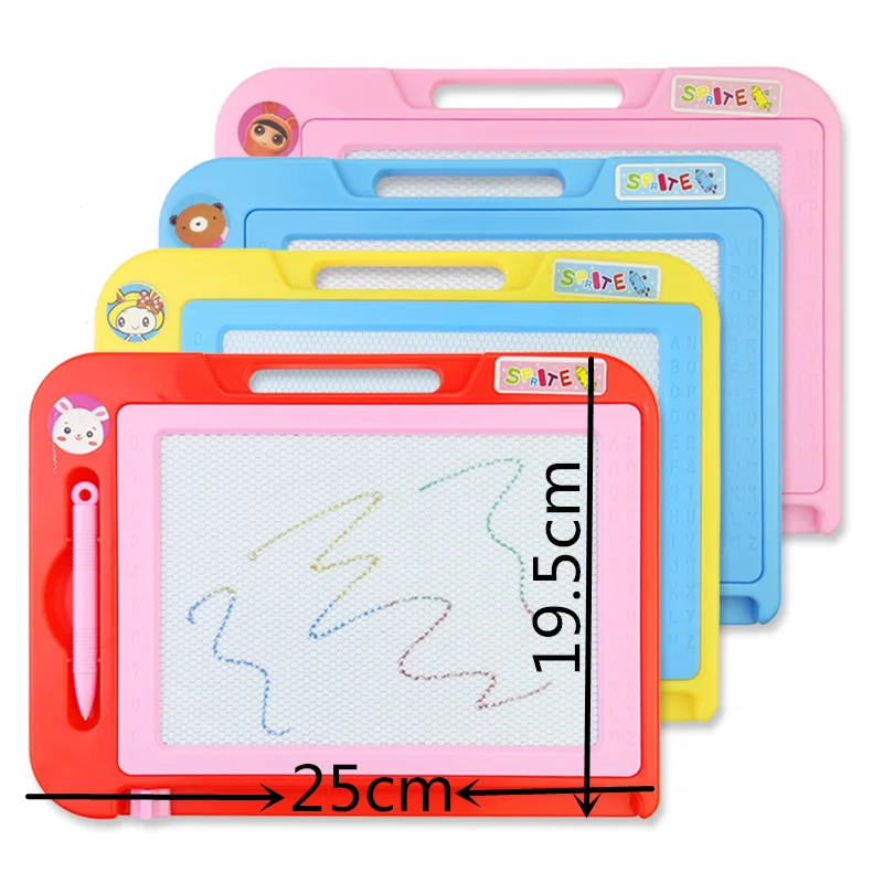 25*20 см цветные магнитные игрушки для рисования Детские граффити доска письма