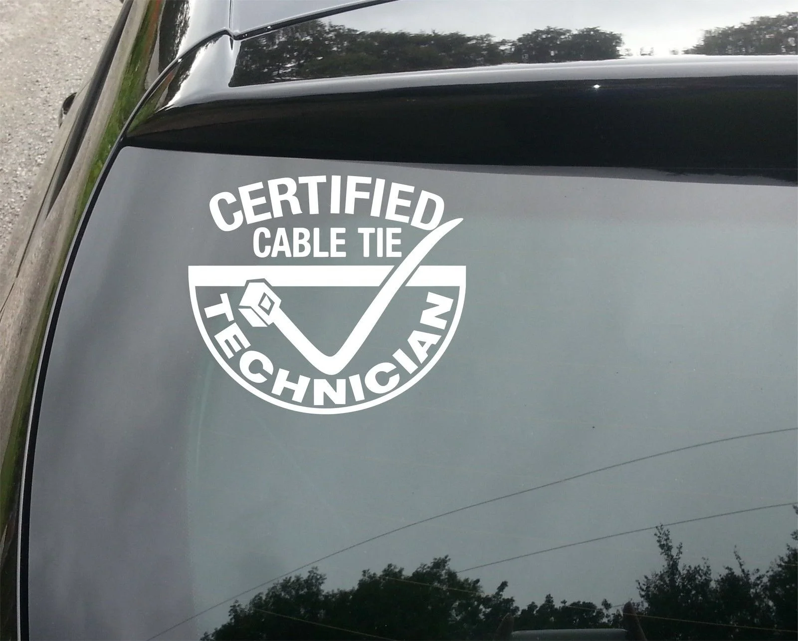 Кабель галстук техник окно фургона JDM евро VAG DUB наклейка смешные | Игрушки и хобби