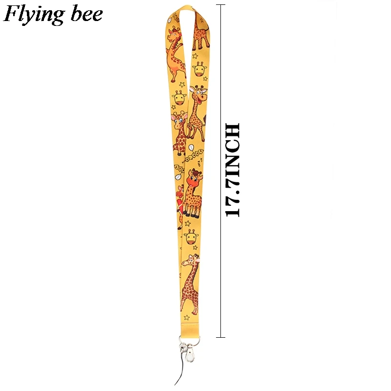 Ремешок для Телефона Flyingbee с изображением животных брелок в виде жирафа женский
