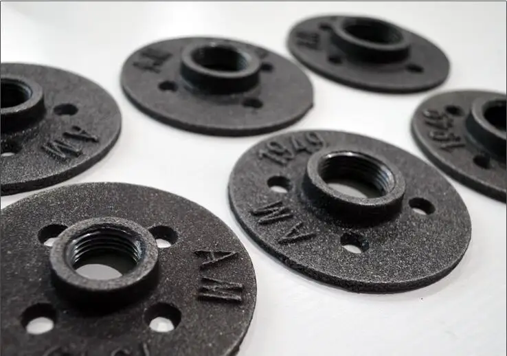 Фитинг для напольной Трубы из ковкого железа 3/4 дюйма ножек промышленного стола |