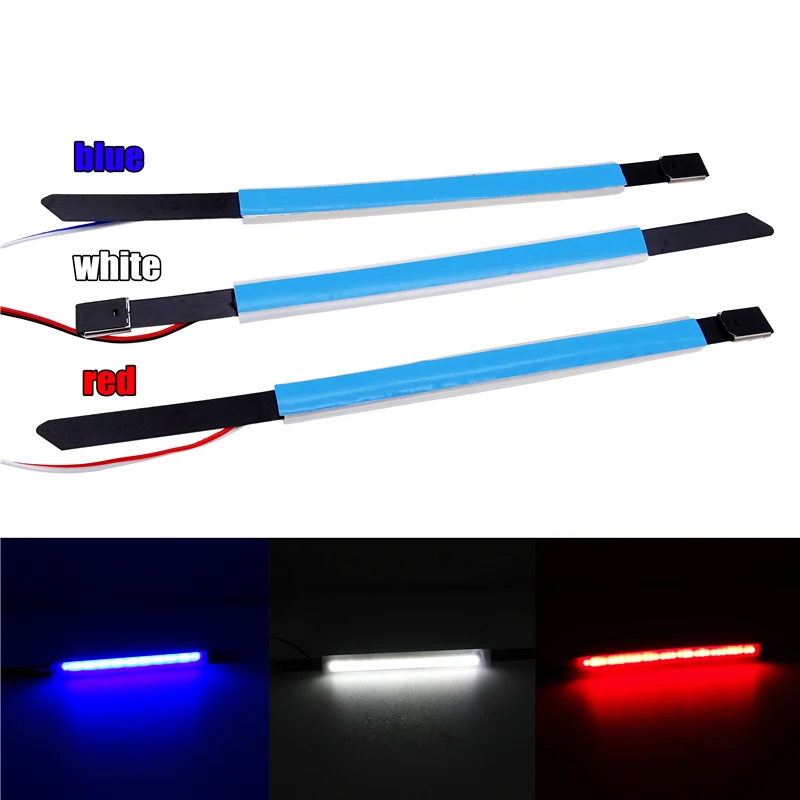 

Универсальный указатель поворота для мотоцикла, 12 В Гибкая СВЕТОДИОДНАЯ лента SMD Красного/синего/белого цвета для Honda, Suzuki, Kawasaki, 2 шт.