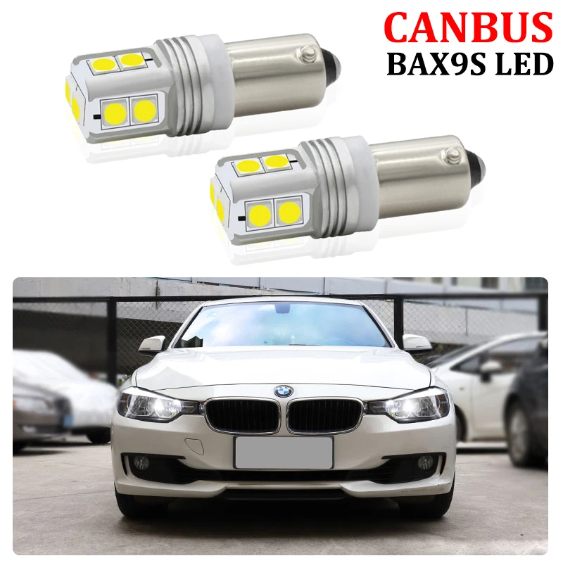 Светодиодный фонарь без ошибок CANBUS BAX9S H6W Sidelight для Volkswagen VW AUDI BMW F20 F21 F22 F23 F87 F30 F31 F34