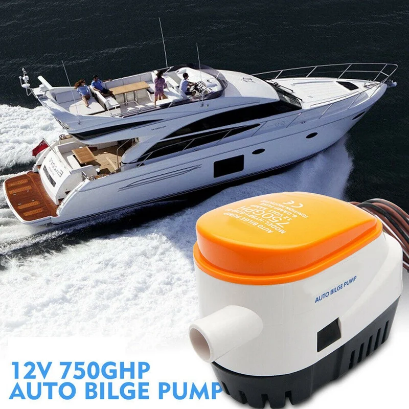 Автоматический 12V откачивающий насос 750Gph с внутренним Поплавковый выключатель