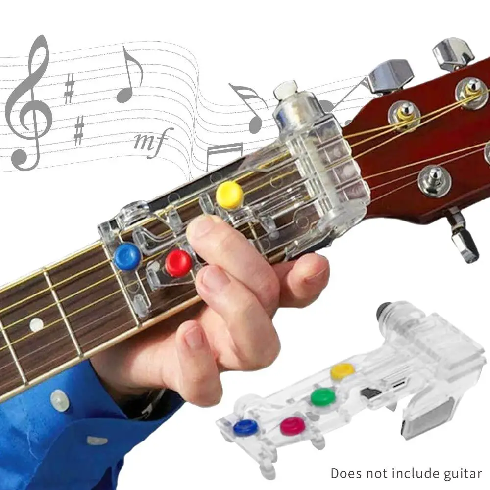 

Guitar Assistant Anti-Pain Finger Cots Acoustic Guitar Chord Guitar Aid Assisted Learning Tools Pain-Proof Fingertip Parts