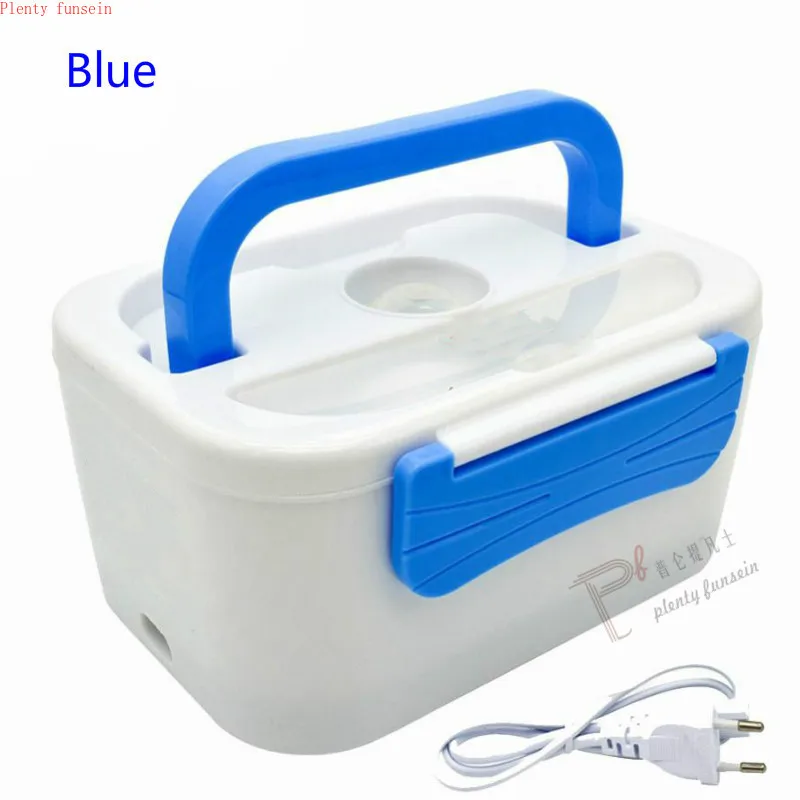 

New 1.05L 40W Electric heating lunch box Portable PTC Heated plastic bile splitter Bento Warmer Food Container 220/110VAC/12VDC