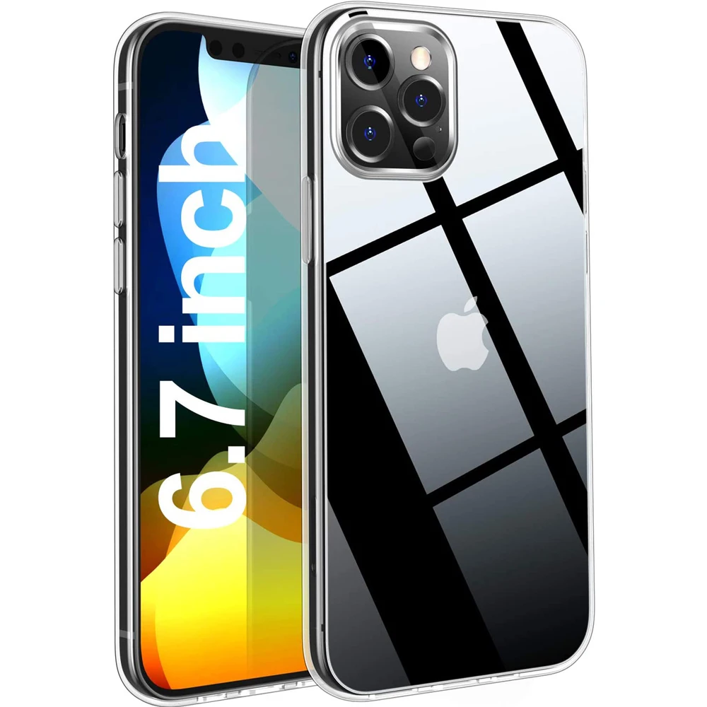 Ультратонкий легкий прозрачный чехол из ТПУ для iPhone 11 XR 12 Pro Max 8 7 Plus 6s 6|Бамперы| |