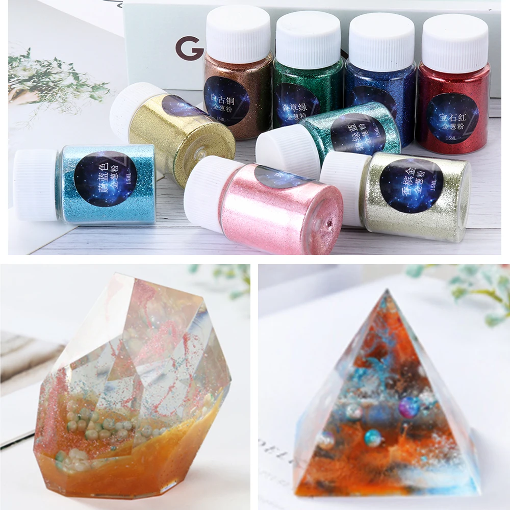 Яркий блестящий порошок материал для украшений сделай сам 15 мл |