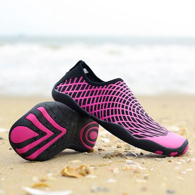 Men Women Sneakers Swimming Beach Shoes Water Sports Aqua Seaside Surfing Slippers Upstream Light Athletic Footwear #yjdf | Спорт и