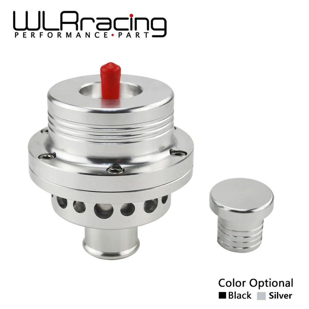 WLR RACING- HQ "(25 мм) двойной поршневой предохранительный клапан DV Turbo 1,8 T для VW Golf MK4 Jetta A4 B5 черный, серебристый BOV WLR5741