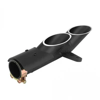 universal modified motorcycle exhaust muffler pipe new motorcycle stainless steel dual outlet exhaust muffler tail pipe
