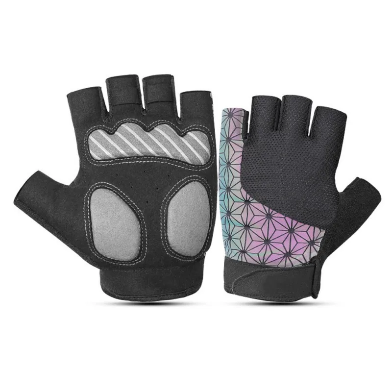 

На открытом воздухе велосипедные перчатки на пол пальца велосипедная перчатка MTB дорожный велосипед перчатки амортизирующие анти-скольжен...