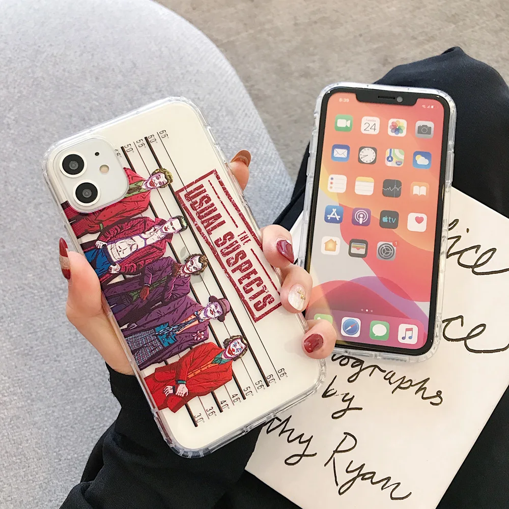 Классический чехол для телефона DC universe The Joker sin iPhone 7 8 6 s Plus 11 pro X Xs Max Xr Eric Border