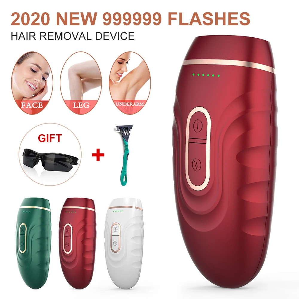 

2020NEW Laser Epilator 999999 Flash depilador a laser Permanent Laser hair remover for Women Home IPL Flash Laser Photoepilator