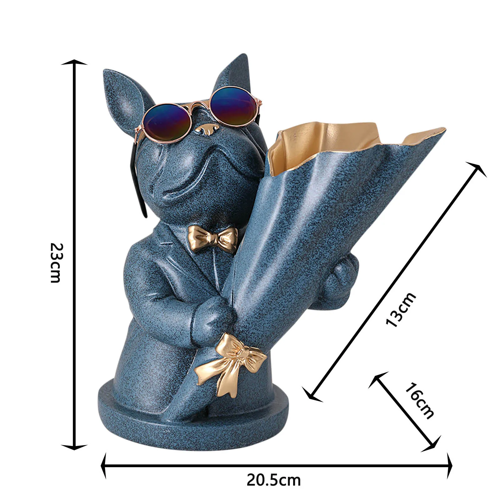 

15@ Fashionable Porch Tv Cabinet Bouquet Dog Flower Arrangement Gift Festive Atmosphere Decor Home Room Decor Gift Miniatures