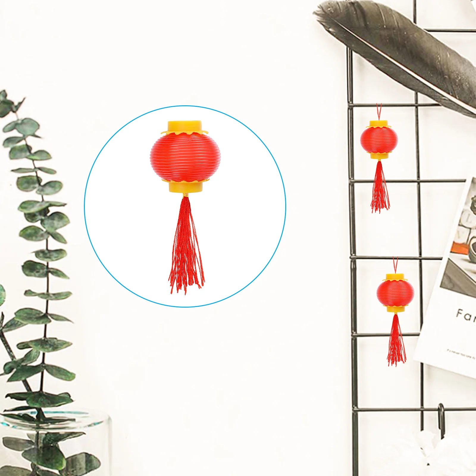 

20pcs New Year Spring Festival Lantern Creative Party Hanging Lantern Home Pendant