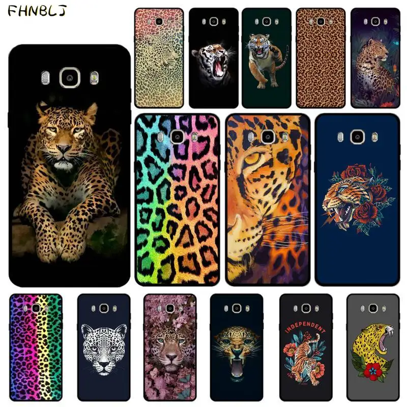 FHNBLJ Тигр Леопардовый принт пантера DIY Роскошный чехол для телефона Samsung J4 PLUS J7PRO J5