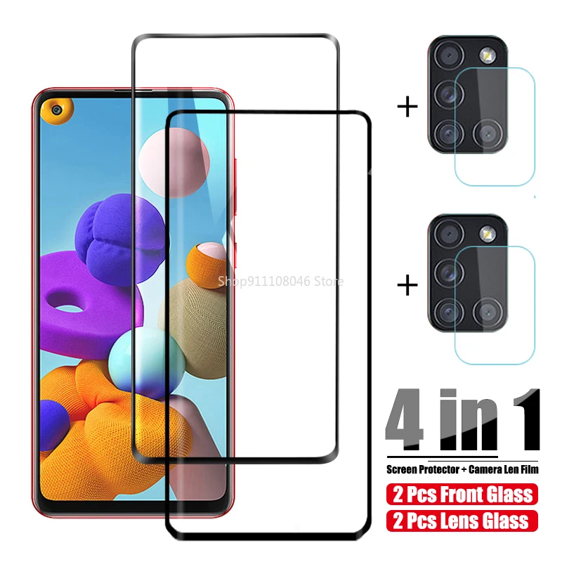 

Screen Protective Glass For Samsung Galaxy A21S Glass Tempered Camera Len Protector Film On For Samsung A21 S SM-A215 SM-A217