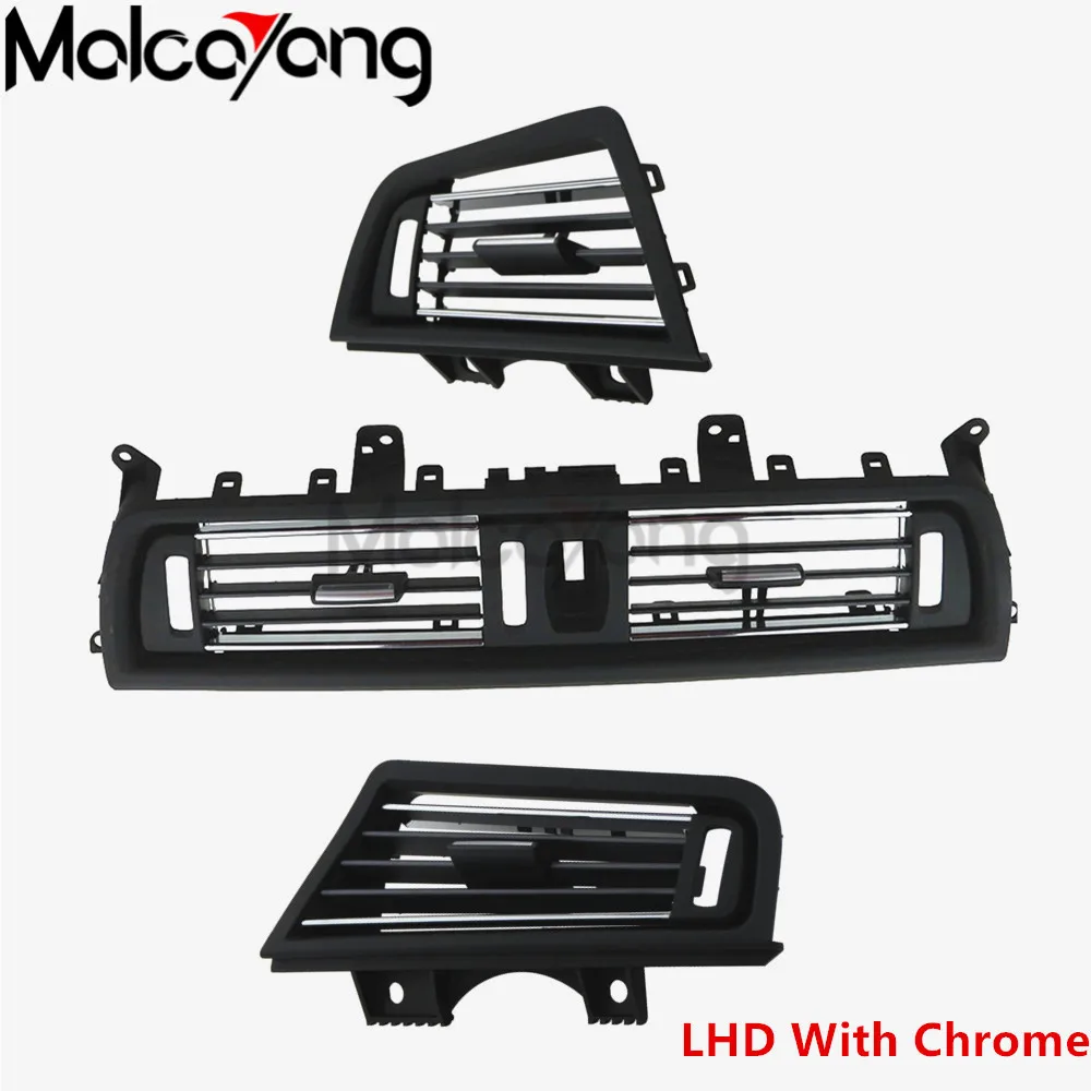 

Front Row Wind Air Conditioning Vent Grill Outlet Panel With Chrome Plate LHD For BMW 5 Series F10 F18 520 523 525 528 530 535