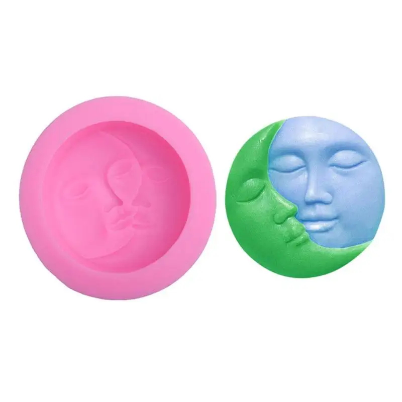 1 шт. силиконовая форма солнце луна | Дом и сад