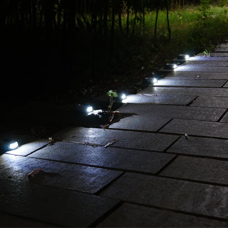 Солнечный светильник для дорожек газона лампа украшения сада уличная галька