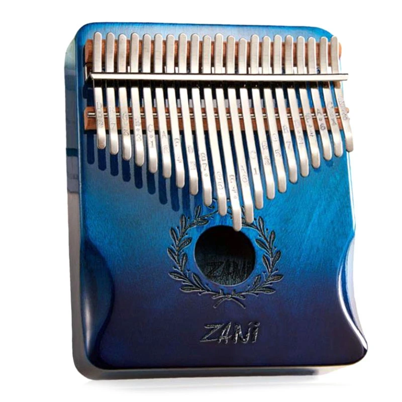 

ZANi Kalimba 21 Key Thumb Piano Olive Branch Pattern Finger Piano Portable Musical Instrument Gift for Adult Beginners