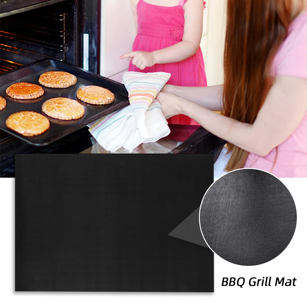 Подстилка для барбекю и гриля с антипригарным покрытием Многоразовые 33x40 см