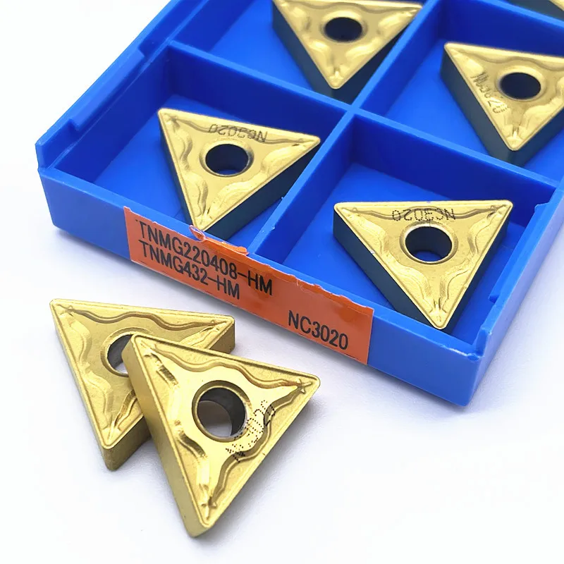 TNMG220408 TNMG220404-HM NC3020 NC3030 карбидные вставки, высококачественные токарные вставки CNC для стальных токарных инструментов TNMG 220408