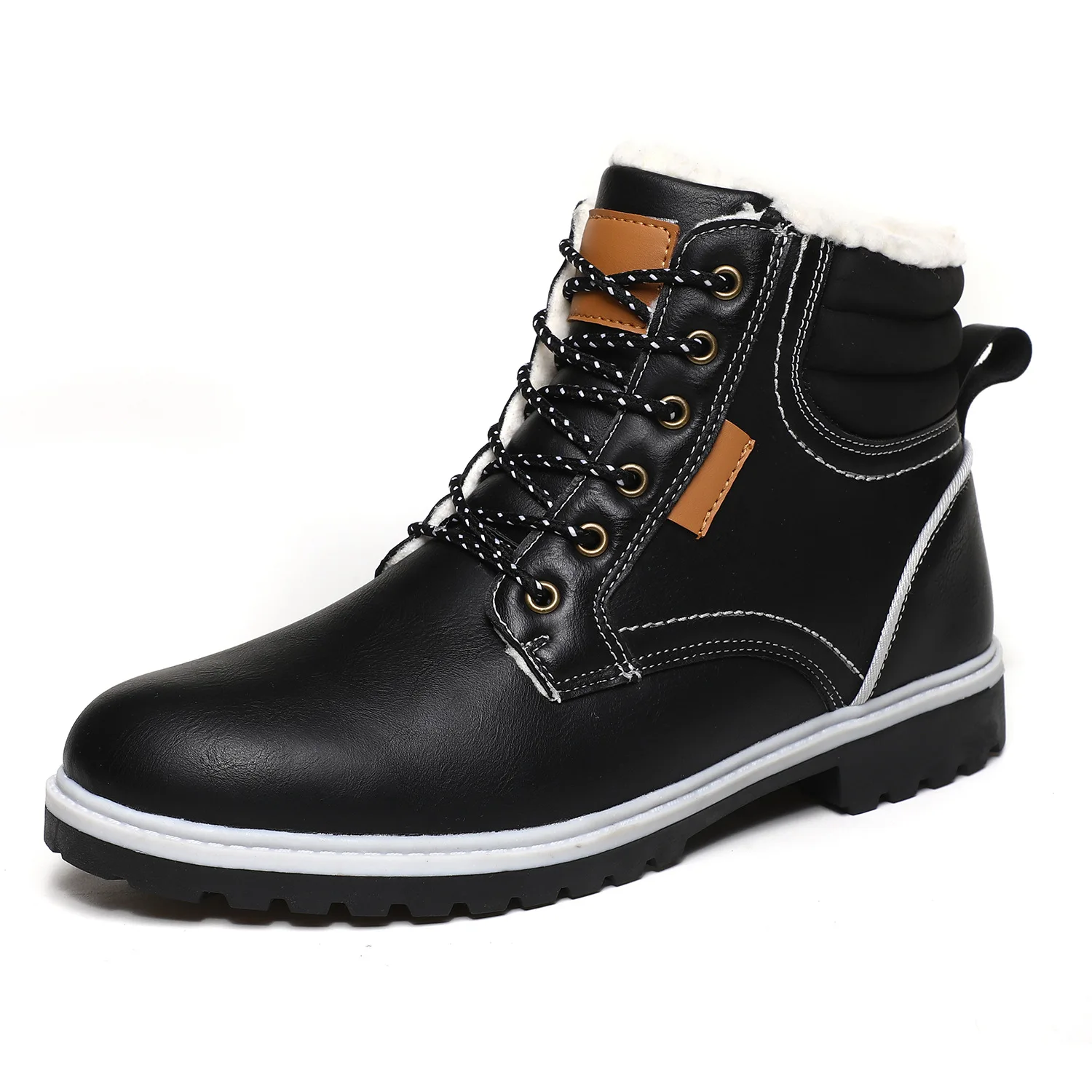 

Fashion Winter Snow Boots Male Large Size Cotton Shoes Classic Boots Waterproof Ankle Boots High-top Casual Sports