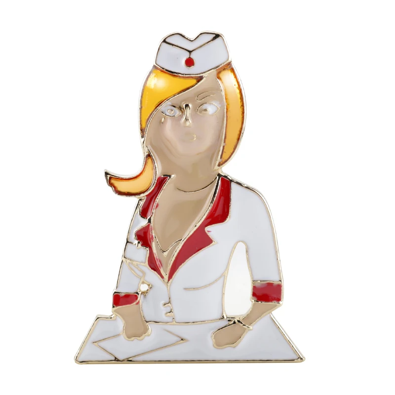 Брошь на булавке в форме сердечка стетоскопа медицинской медицины | Украшения и