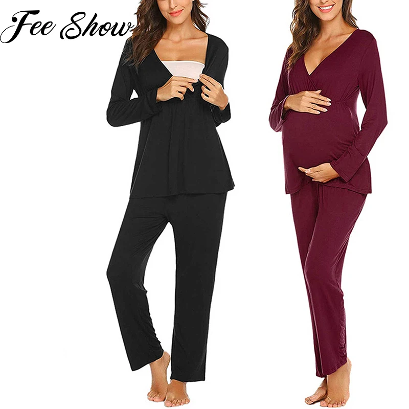 Осень средства ухода за кожей для будущих мам пижамы комплект одежды грудного