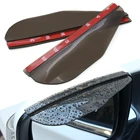 Гибкое Автомобильное зеркало заднего вида из ПВХ, тент, солнцезащитный козырек, водонепроницаемое лезвие, 2 упаковки для Ford Focus Fusion Escort Kuga Ecosport Fiesta