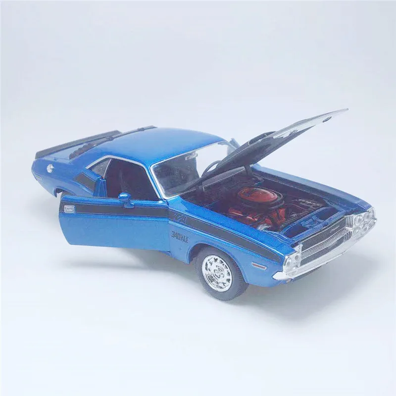 Высокое качество 1:24 Dodge Challenger сплав модель автомобиля, расширенная коллекция и подарок мускул Модель автомобиля украшения