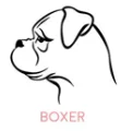 BOXER Собака портрет Персонализированные Имя ожерелье Собака ювелирные изделия любимое животное подарок для мамы собаки породы ожерелье PN305 - Окраска металла: BOXER
