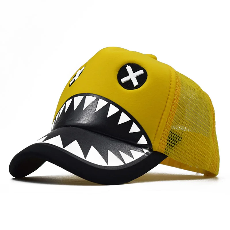 Модные шапки для детей кепка мальчиков и девочек бейсболка с мультяшным рисунком