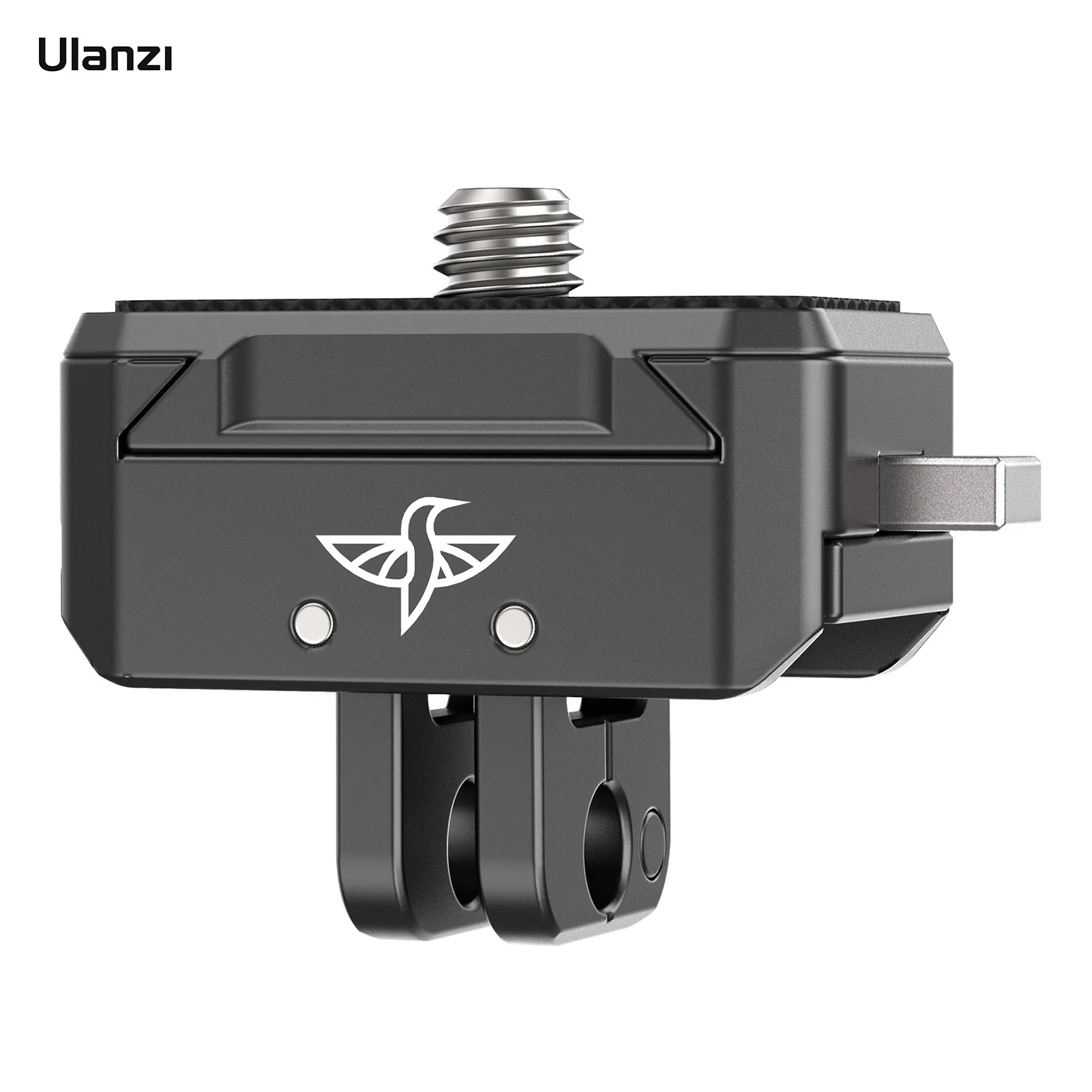 

Ulanzi R072 Quick Release опорный кронштейн с адаптером для крепления Алюминий с Монтажная пластина магнитной экшн Камера крепление Универсальный 1/4 д...