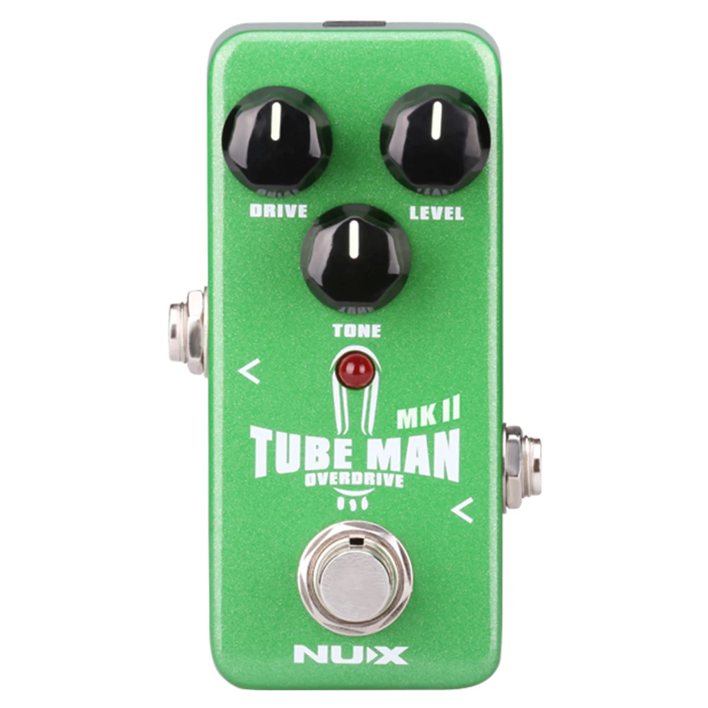 

NUX Tube Man MKII Overdrive Guitar Pedal Electric Bass Guitar Accessories FX True Bypass NOD-2