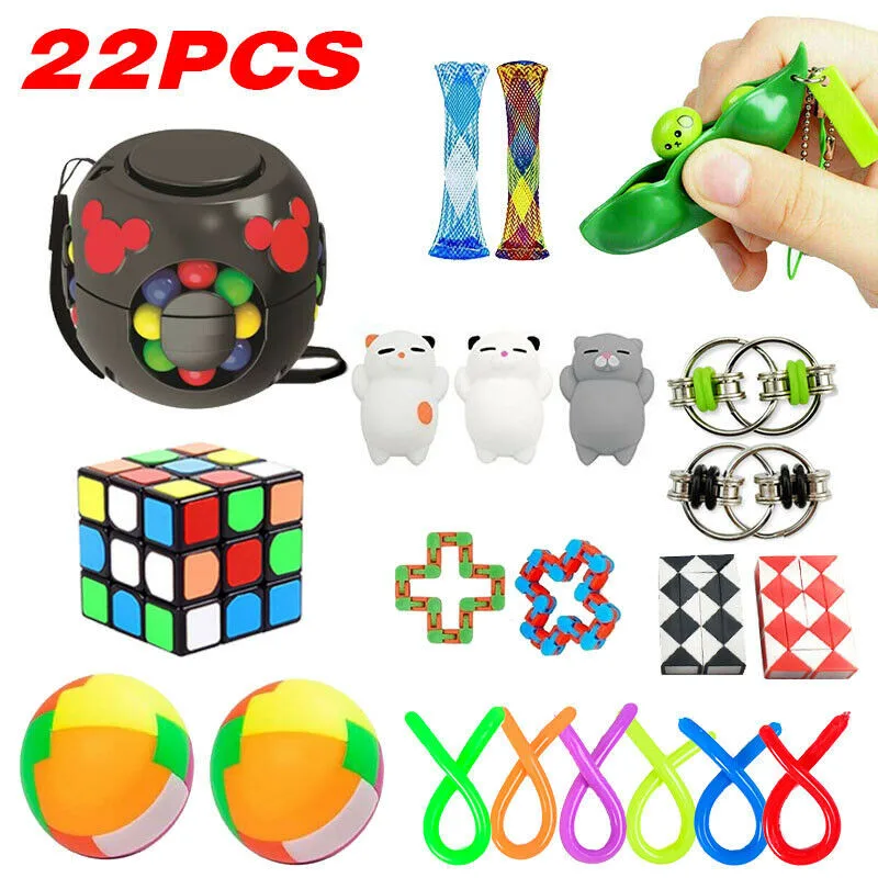 

Fidget Toys Anti Stress Toy Set Strings Marble Relief Gift for Adults Girl Children Sensory Stress Relief Antistress Toys