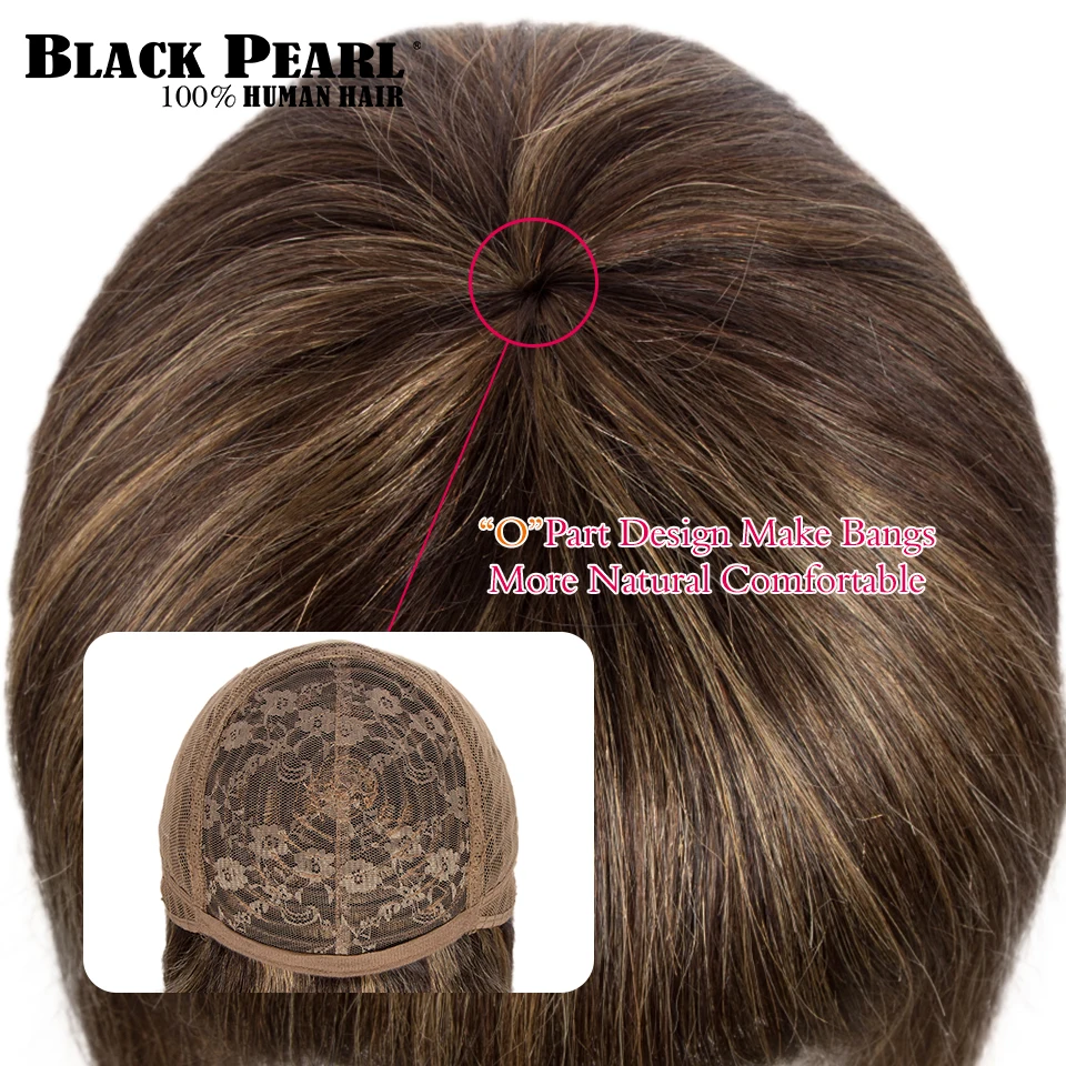 

Blonde Human Hair Wigs with Bangs Straight Hair Full Machine Made Fringe Wig Human Hair For Black Women Brazilian Remy Wig