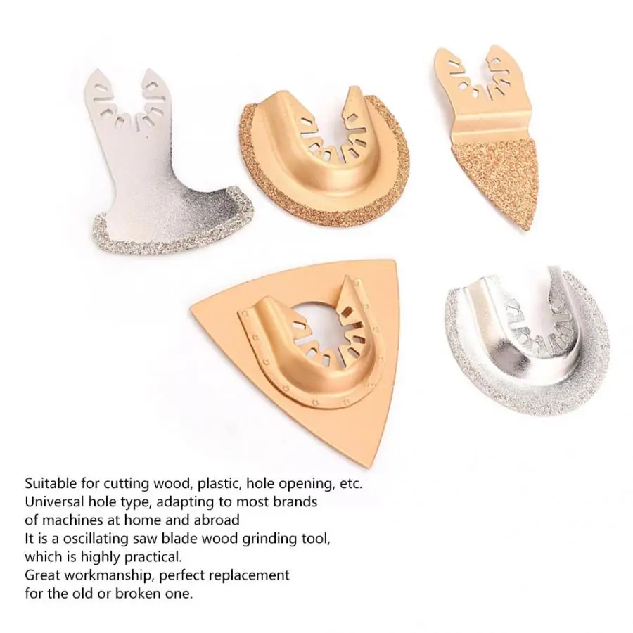 5Pcs Cemented Carbide Diamond Oscillating Multi Wood Grinding Tool | Инструменты