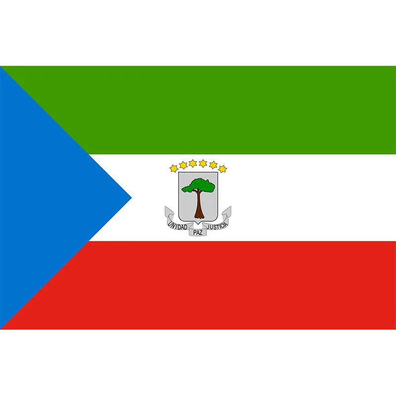 

Hanging 90*150cm Equatorial Guinea Flag For Decoration