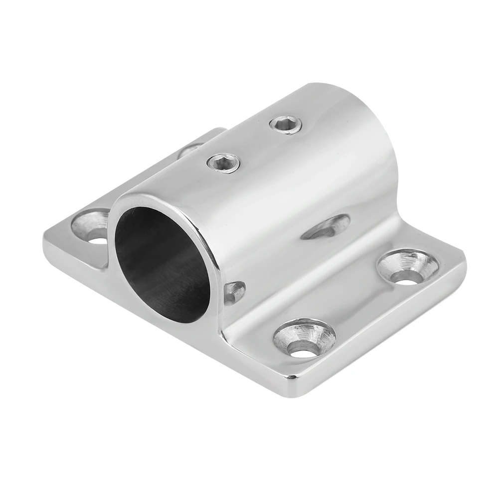 

Tube / Pipe Rectangular Base Marine Stainless Steel Boat Accessories for Boat 22mm