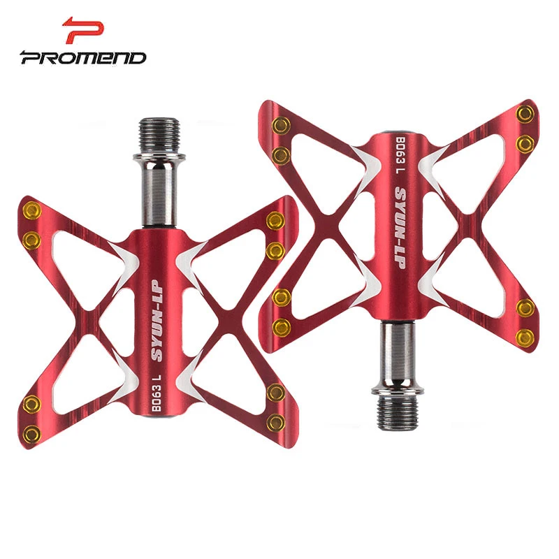 PROMEND Non-slip Mtb Pedals Bearing Mountain Bike Pedals for Bicycle Aluminum/Alloy Ultralight Road Cycling Pedals