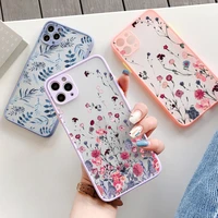 hand painted phone case for iphone x xs max xr flower cover hard shockproof case for iphone 6s 7 8 plus se 2 13 12 11 pro max