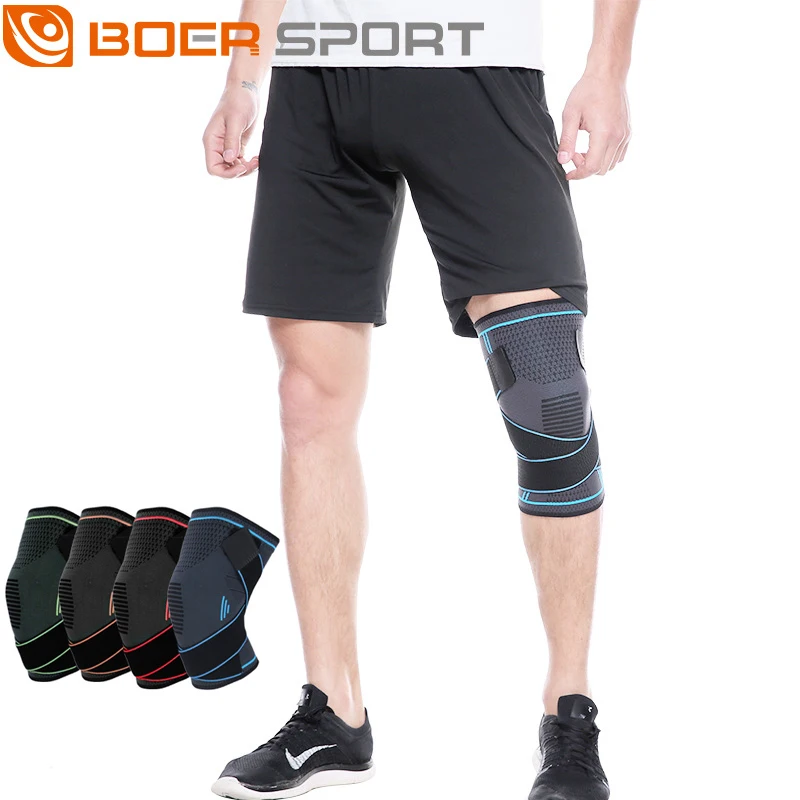 

1PC Knitting Breathable Warmth Kneepad Sports Safety Knee Pad Training Running Basketball Elastic Knee Bandage Support Protector