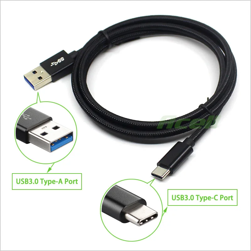 Высококачественный Кабель USB 3 0 Type-C для портативных жестких дисков Transcend ESD350C ESD250C