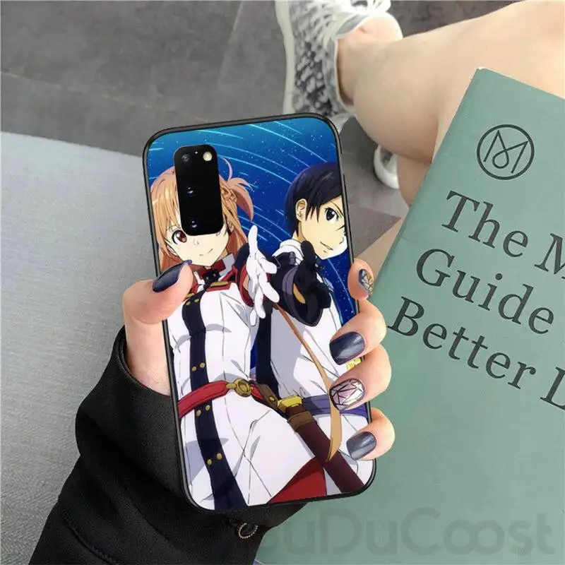 

Sword Art Online SAO anime Phone Case For samsung galaxy S10 S10E Lite s8plus s9plus s7 s6 plus S5 S20 plus